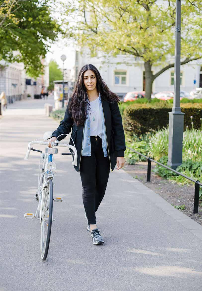 19% 2030 16% 2013 Andelen cykelresor i Skåne ska öka till 19% av alla resor år 2030.