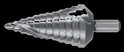 3 st koniska borrar i storlekarna 3-14 mm, 5-20 mm och 16-31,5 mm.