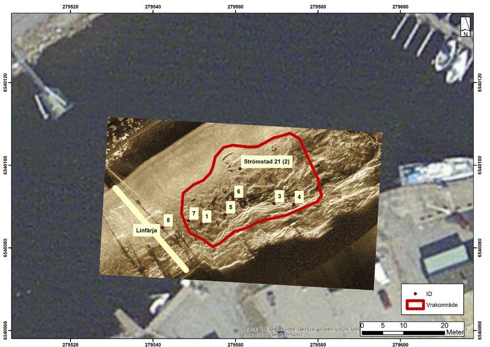 Resultat SMM:s förundersökning visar att fartygslämningen är mycket fragmenterad med mestadels lösa skeppsdelar.