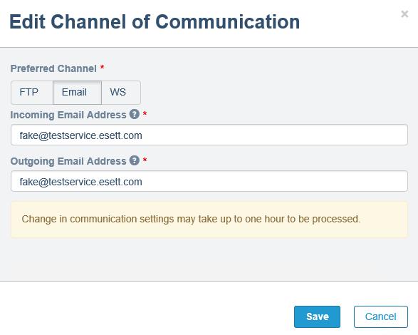 Electronic Communication Kommunikationskanal