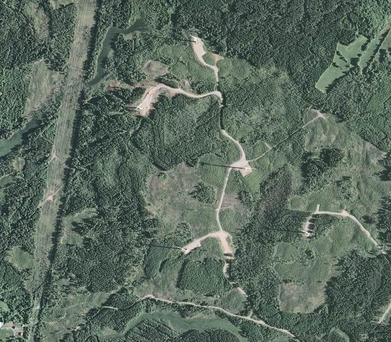 buffertzoner som minst omfattar 5 meter (grusvägar i skogen) till över 50 meter (motorvägar). Vägbredden varierar mellan 2 25 meter i NVDB.