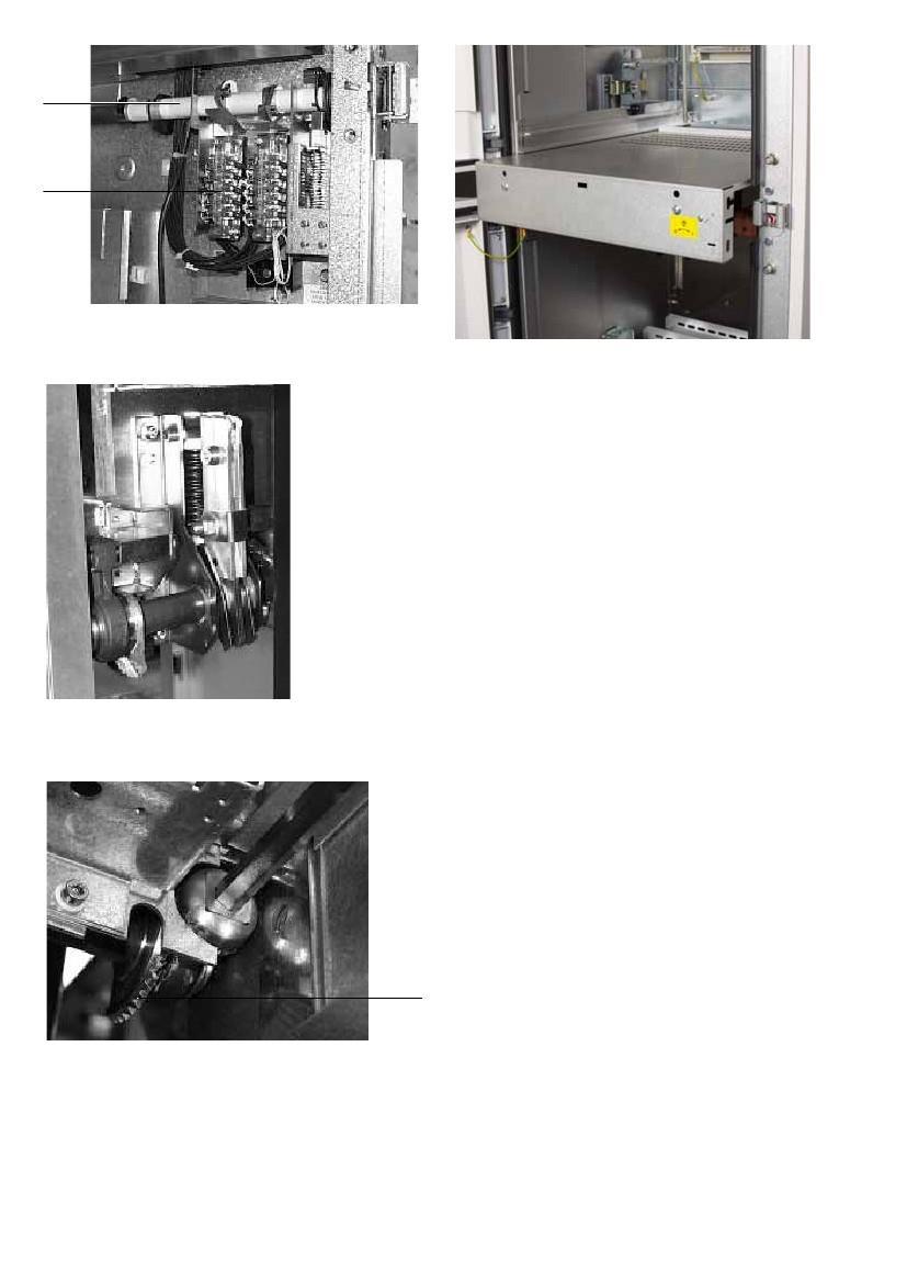 19 20 Fig 177: Fig 180: Mättransformatorer - Rengörning och kontroll av strömtransformatorer Öppna dörren till kabelcellen; Demontera mellandelen (Fig.