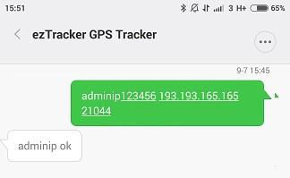 IP och port-inställningar Nu ska ni ställa in ip adress och port i er eztracker till följande: Detta gör ni genom att smsa er GPS Tracker från er mobiltelefon som är administratör av GPS Trackern.