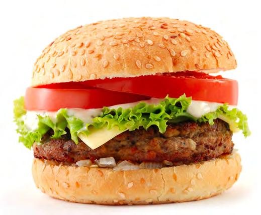 BURGERS We make our burgers at the premises - we create minced meat from the finest chuck meat and season it carefully.