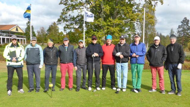 RONNYS CUP Deltagare med tävlingsledarna Hans Eklund och Torgny Jutterdahl i slutspelet på Ronnys Cup år 2016. Hans Eklund även som deltagare 4/10 kl. 09.