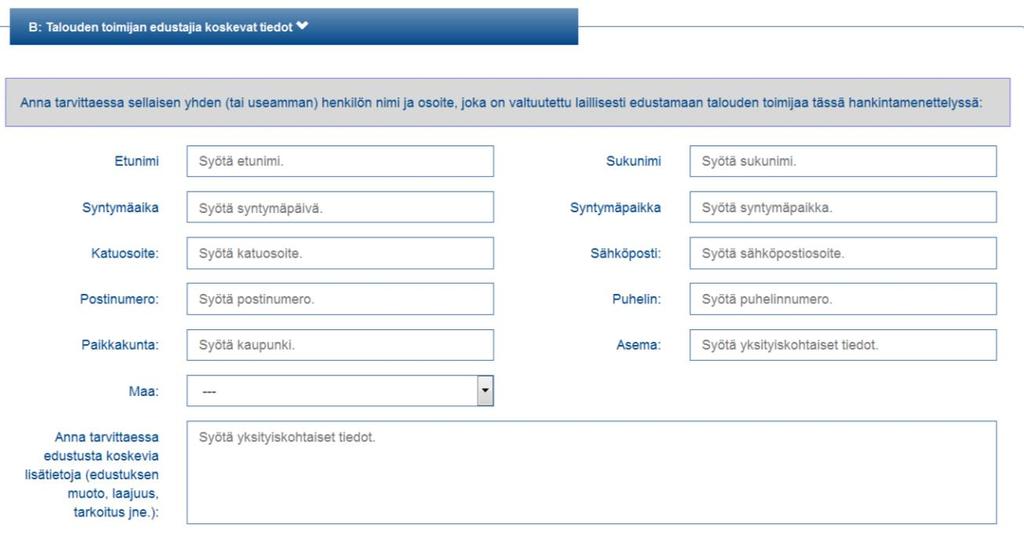 9 C I del II C uppger kandidaten eller anbudsgivaren om den förlitar sig på andra enheters kapacitet för att uppfylla den upphandlande enhetens urvalskriterier.