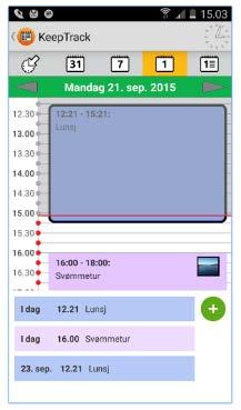 Möjlighet att lägga till stödperson.