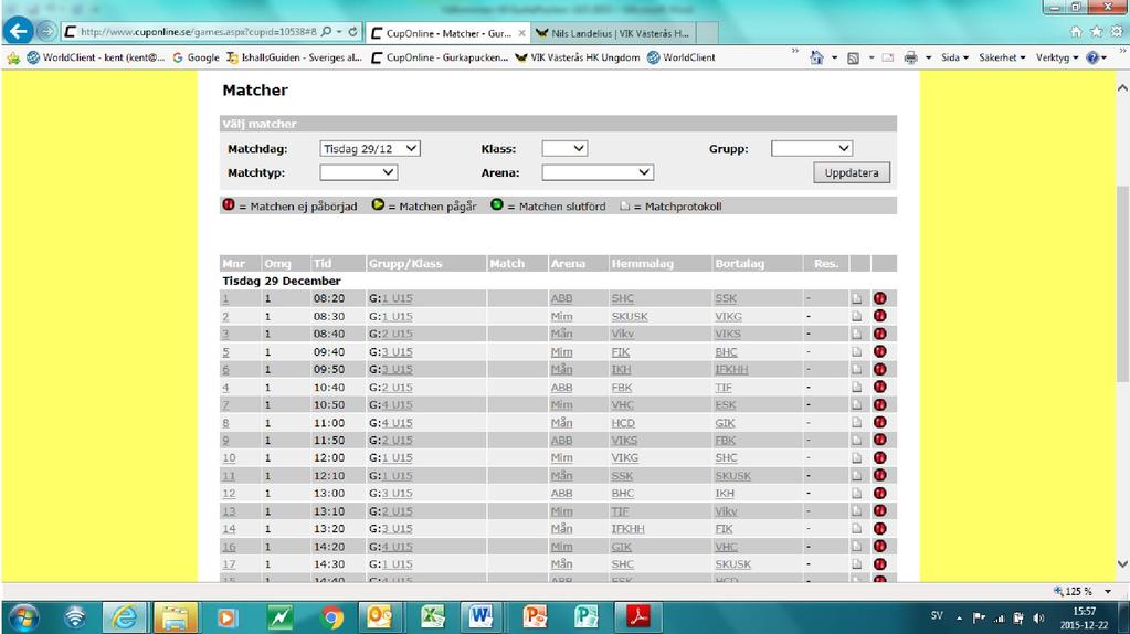 Spelschema på cuponline http://www.cuponline.se/information.