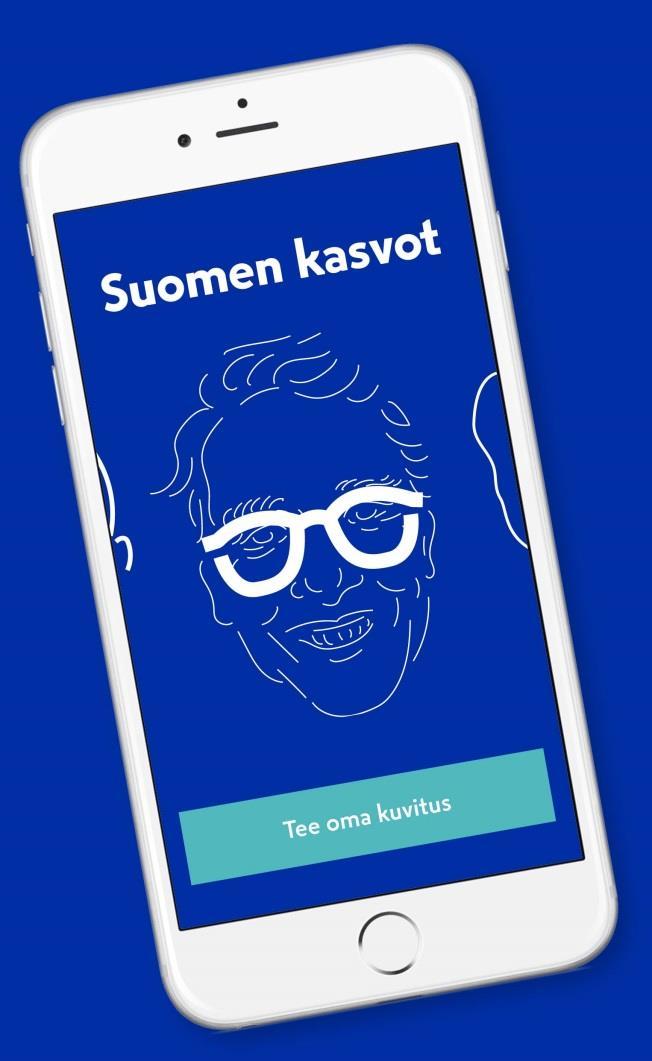 Finlands ansikten Gör din egen bild på