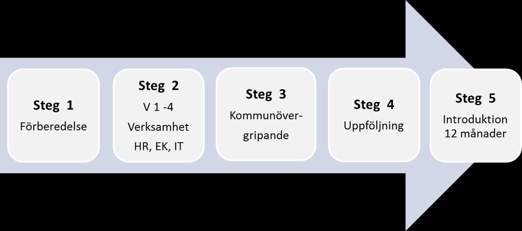 Chefsintroduktion processen Steg 1 - Förberedelser 1.