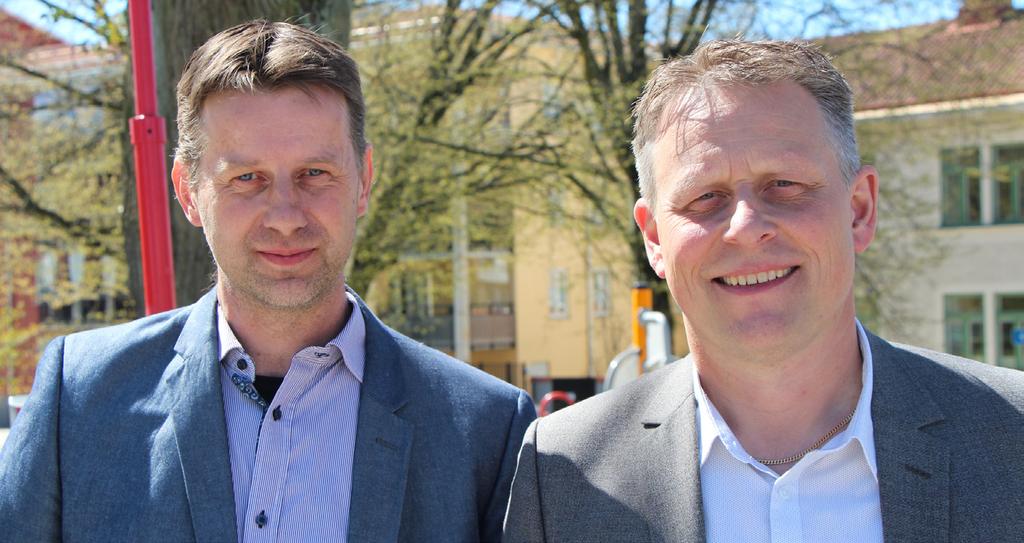 Mats Lundevaller ny mark- och exploateringschef och Stefan Jansson, ny chef för Samhällsbyggnadsförvaltningen.