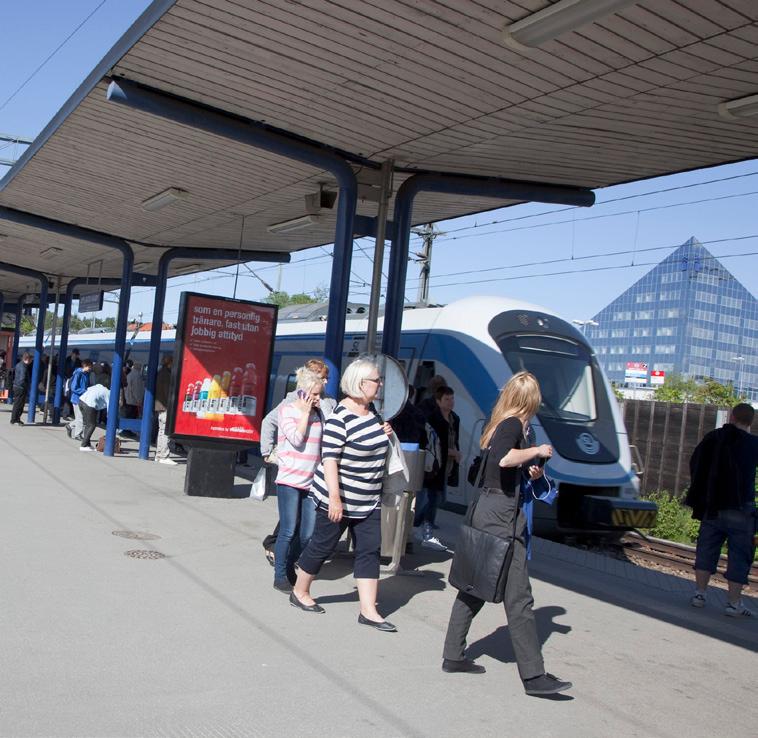 TIO HÅLLBARHETSMÅL Nöjda kunder AIAB erbjuder genom A-Train två produkter, dels en resetjänst (snabbtågspendeln Arlanda Express), dels en bana som tågbolagen nyttjar för sin trafik.