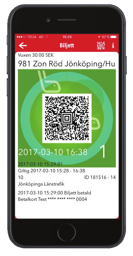 KÖP MOBILBILJETT En mobilbiljett kan köpas med två olika alternativ, vid resa inom en zon se alternativ 1 och för resa i en eller fler zoner se alternativ 2.
