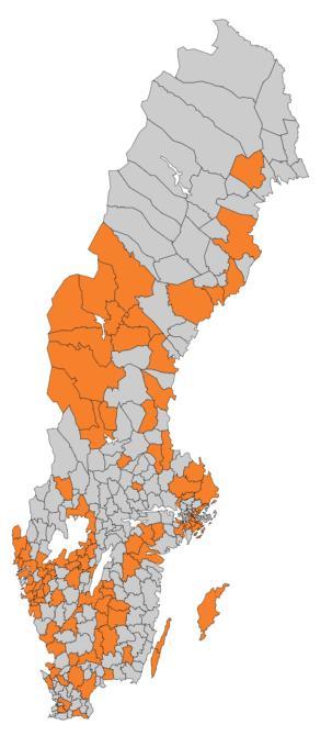 198 MEDLEMMAR 139 ANVÄNDARORGANISATIONER 109 kommunala