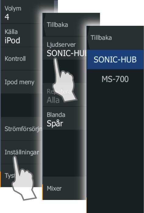 SonicHub 2 Det finns stöd för att ansluta en SonicHub 2 till NMEA 2000-