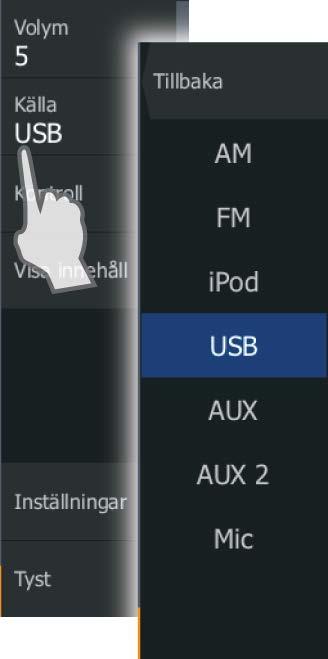 Volym Huvudvolymkontroll Som standard justeras volymen för alla högtalarzoner när du justerar huvudvolymen.