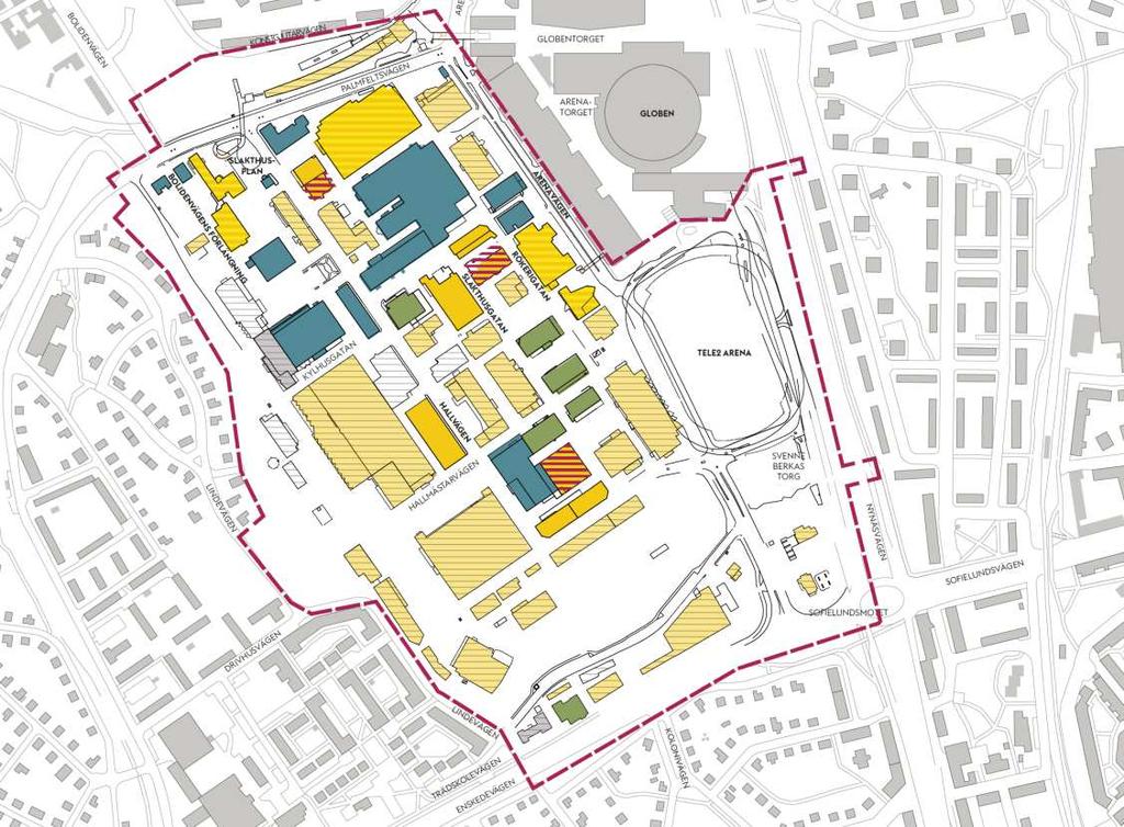 Sida 22 (127) Stadsdelens kulturmiljö är en av de främsta värdeskapande resurserna som platsen erbjuder, avseende både upplevelsevärden och ekonomiska värden.