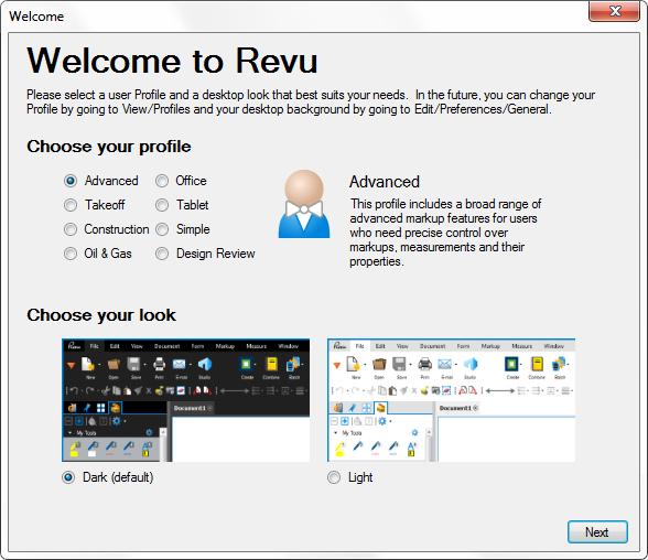 Komma igang Revus gränssnitt är intuitivt, lättanvänt och helt anpassningsbart.