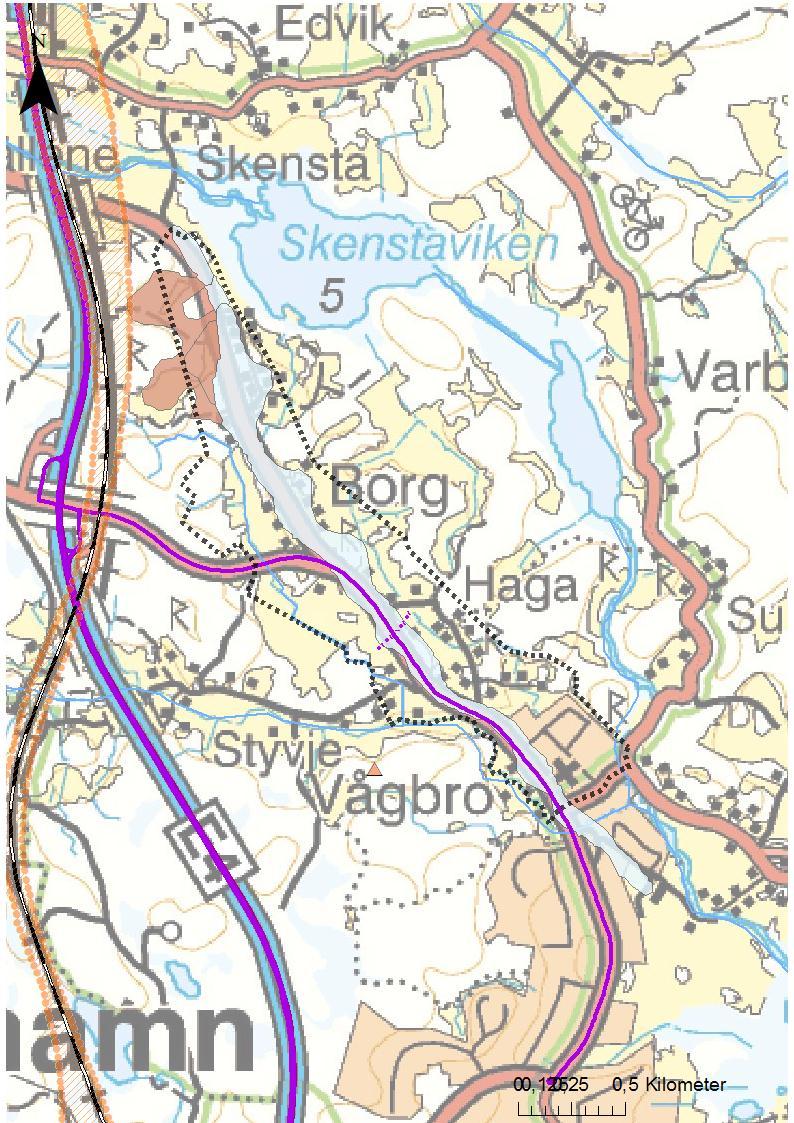 Sand och grusförekomst Haga/Borg (8) Haga/Borg är en sand och grusförekomst, hör till Norralaåsen. Vattenmagasinet är ingen avgränsad vattenförekomst i VISS.