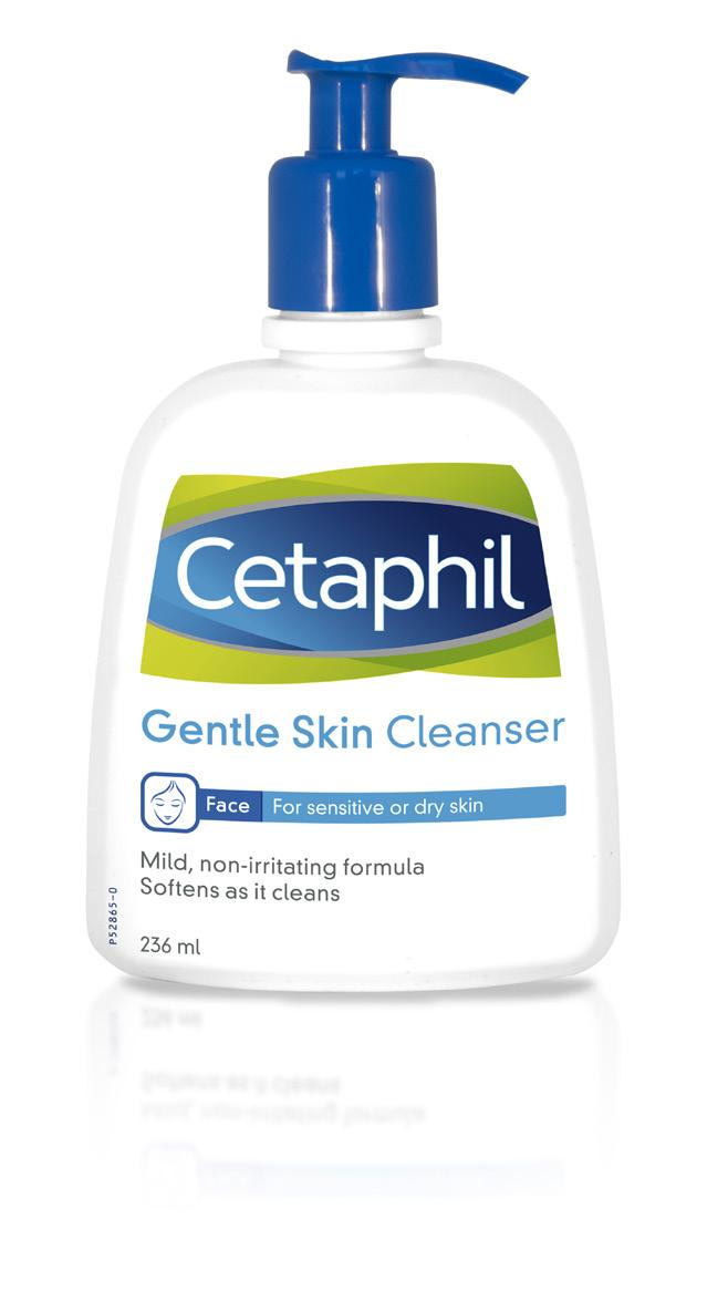 Face För torr och/eller känslig hud Cetaphil Gentle Skin Cleanser (236 ml) Vår mest kända produkt rekommenderas inte bara av filmstjärnor och fotomodeller utan också av hudläkare.