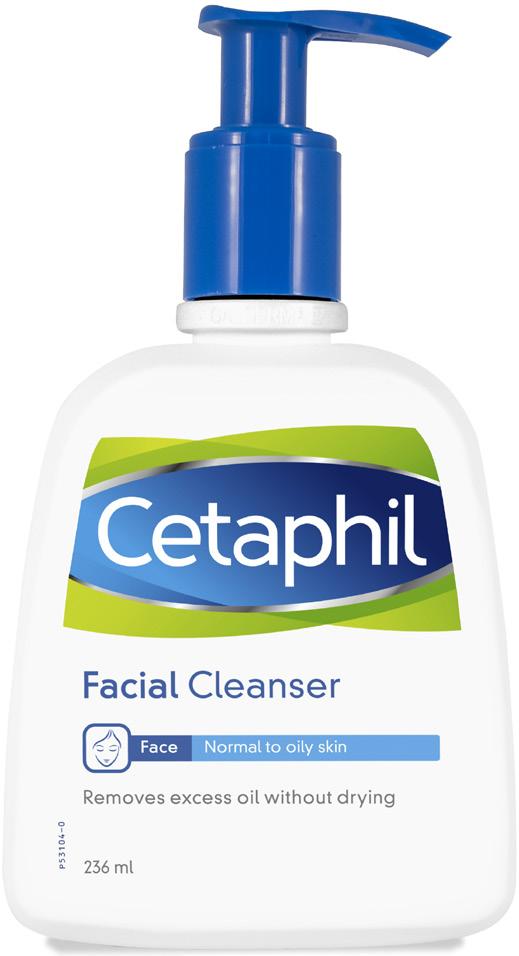Face För normal till fet hud Cetaphil Facial Cleanser (236 ml) En ansiktsrengöring för normal till fet hud som även passar kombinerade hudtyper.