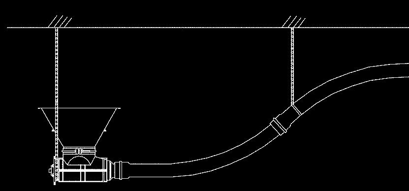 In- och utlopp monteras. 3. Drivenhet med motor inpassas och el installeras. 4. Spiral med ändlager monteras. 5. Tillbehör som trattar, fallrör m.m. monteras. Transport riktning 10