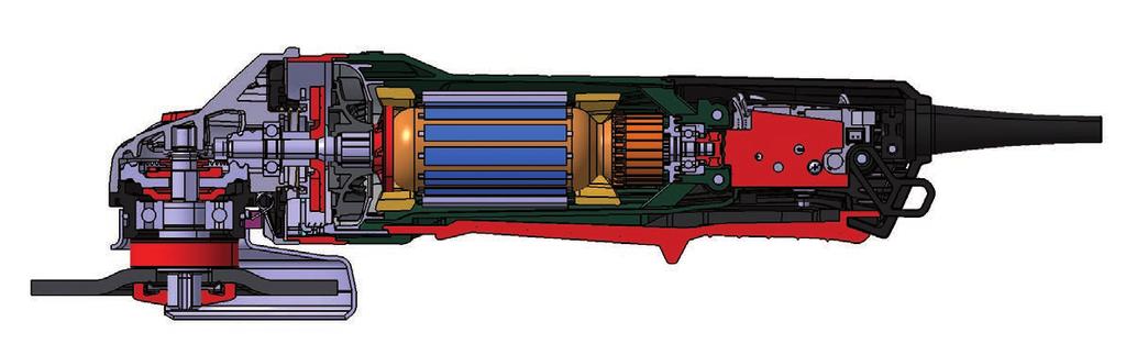 Högsta användarskydd: Mekanisk säkerhetskoppling Metabo S-automatic Slipning, rengöring och kapning: vinkelslipmaskin med varvtalsreglering WEV 10-125 Quick Den behändigaste i klassen med