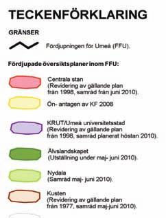 översiktsplaner i Umeå Kommun.