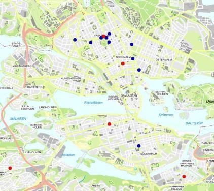 13 (18) Fotgängarräkningar Urval och metod Manuella räkningar av gående påbörjades 2015 och samordnat på de gator där manuella cykelmätningar görs under våren och hösten.