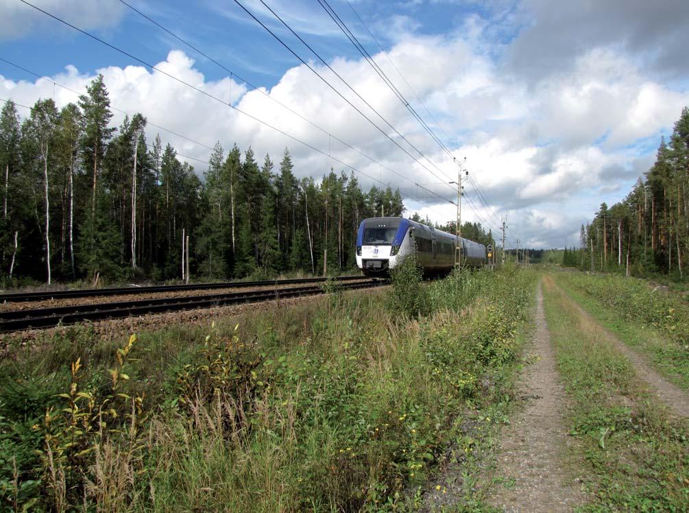 5.5 Avförda åtgärder 5.5.1 Förlängning av spår 5 i södra änden Om man ska förlänga spår 5 söderut behöver hela det befintliga växelpaketet flyttas söderut.