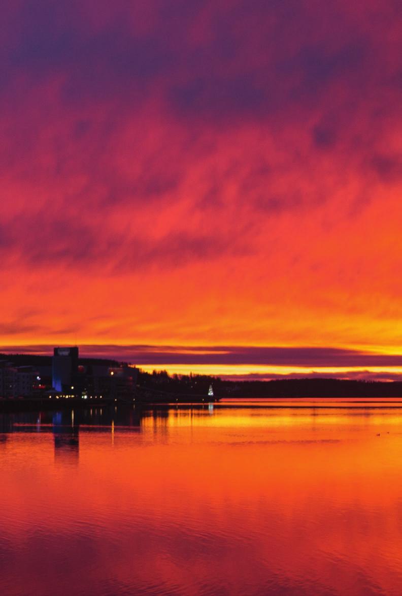 Morgonrodnad Inre hamnen.