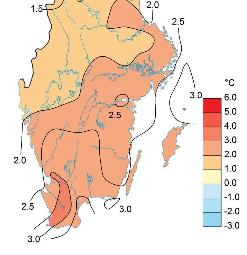 AVVIKELSE MEDELTEMPERATUR MAJ MÅNAD