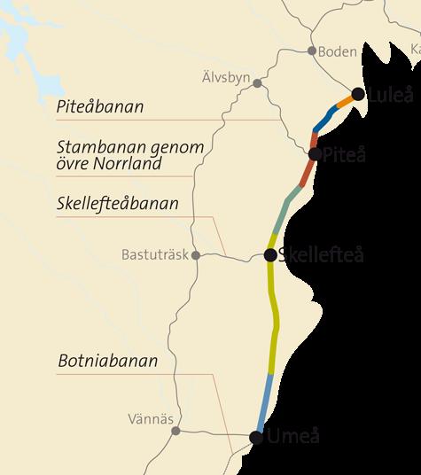 Norrbotniabanan Trafikverket har utrett en ny 27