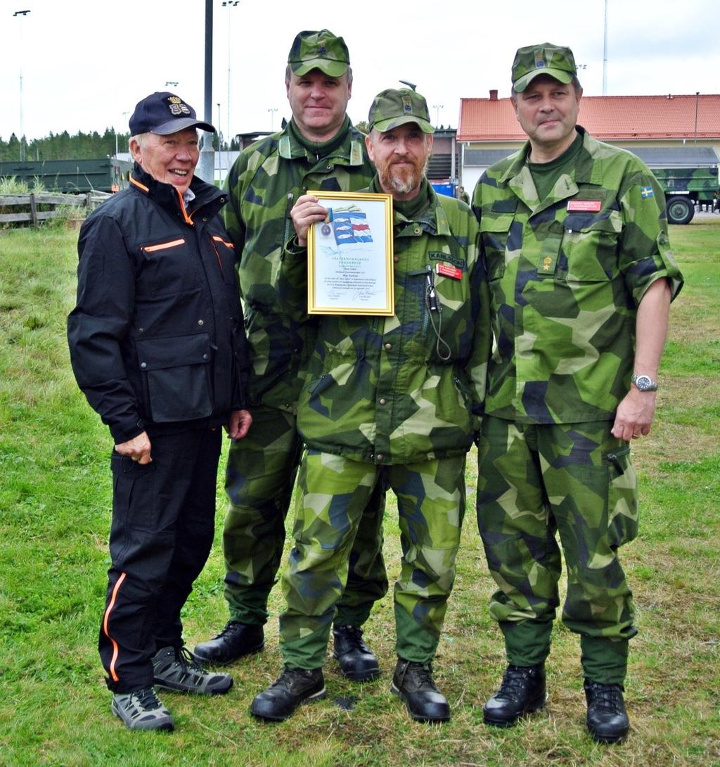 Medelpads hemvärnsbataljons (16. Hvbat) Bäste Soldat 2014. Söndagen den 20 september belönades 16.Hvbat Bäste Soldat fänrik Mats Karlsson.