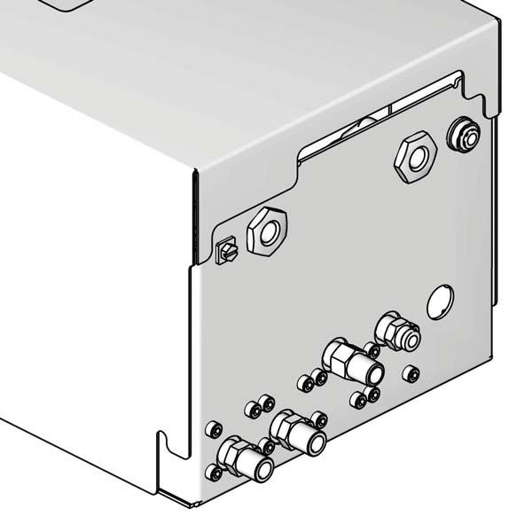 Lösningsmedelsmatning (1/4 npt) TI12511b Höljet tas bort för bättre