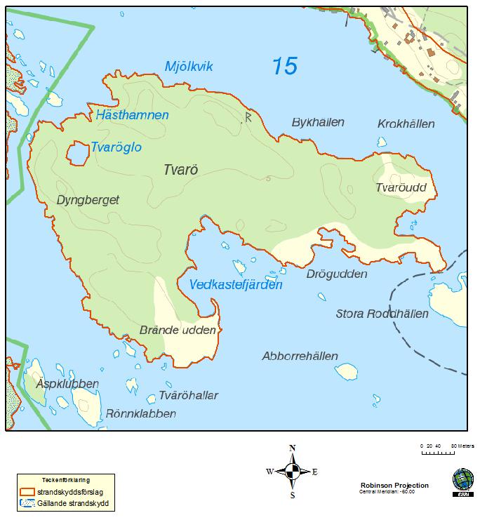 O 38 VINÖ ALLMÄN BESKRIVNING AV OMRÅDET Sammanfattning: Vinö är en ö som på många sätt avviker från övriga öar i Misterhults skärgård.