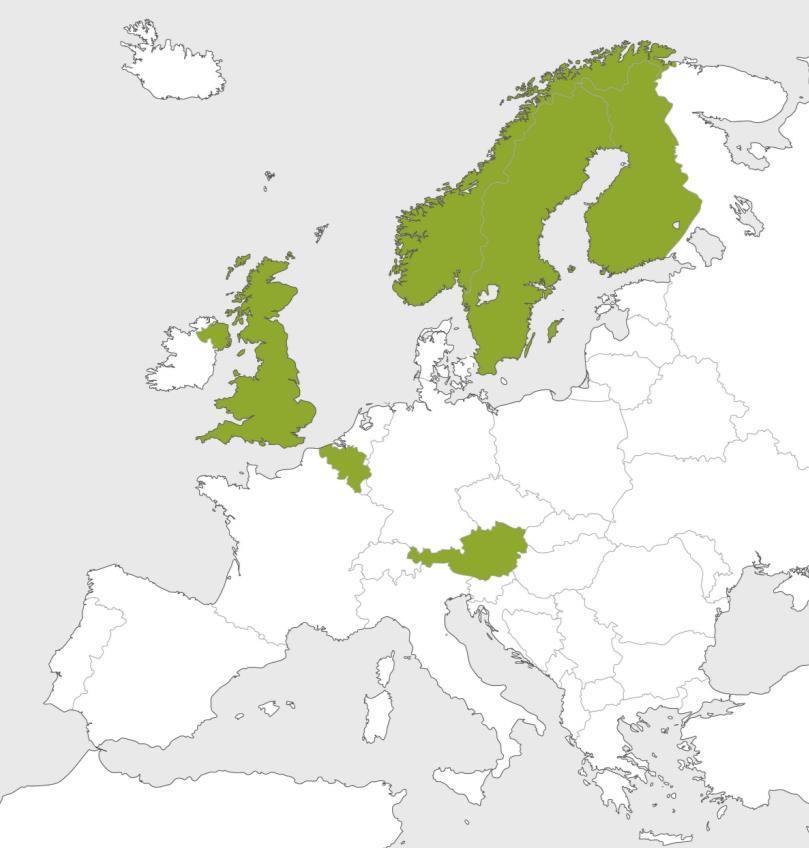 FINLAND Aalto University Finnish Log House Industry Association The Federation of the Finnish Woodworking Industries Stora Enso ÖSTERRIKE Holzforschung Austria Technisches Büro für Chemie - Dr.