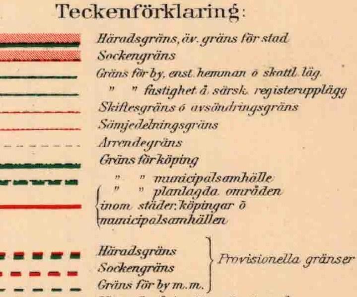 Det framgår tydligt att området vid den här tiden användes som