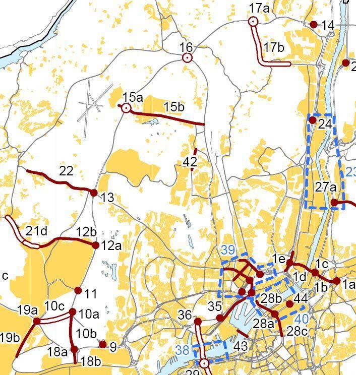 FÖRUTSÄTTNINGAR samhetsområde utvecklas vid Halvorsäng, mellan väg 155 och Hisingsleden. I detta ligger också utbyggnaden av Halvors länk som koppling mellan Hisingsleden och Göteborgs hamn.