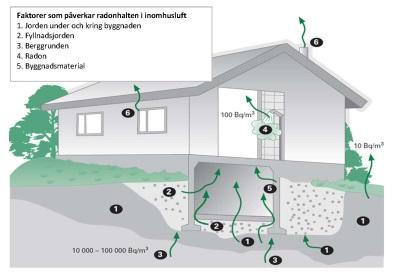10 (62) 1. Bakgrund Radon ( 222 Rn) är en i naturen förekommande ädelgas som kontinuerligt bildas av uran i jordmånen.