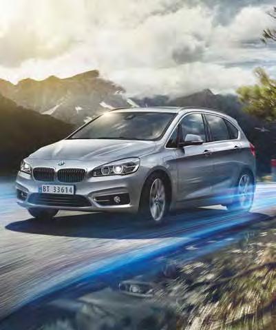 24 25 BMW 2-SERIE iperformance ACTIVE TOURER. KÖRDYNAMIK MED EXTRA LADDNING.