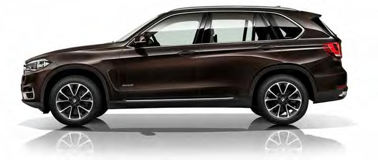 BMW X5 Måtten gäller för modellseriens basmodell (mm). Utrustningen kan påverka måtten.