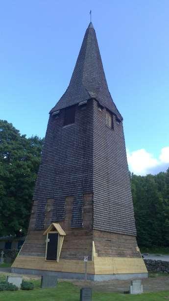 Ransbergs monumentala klocktorn är nu räddat för lång tid framöver Med sina 23 meter till vindflöjeln och