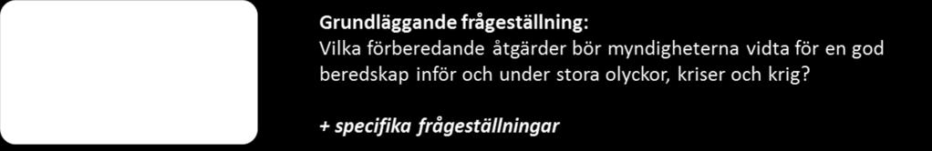 samhällsskydd och beredskap 8 (19) Figur 1: Uppgifter som samtliga samverkansområden ska lösa inom ramen för den gemensamma planeringen.