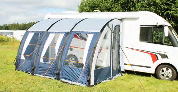 Bekvämt på resan WeCamp Airtent är det perfekta husbilstältet när man är på