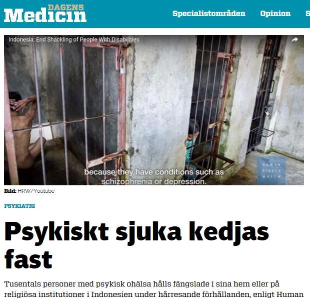 Stigmatisering Många olika bilder av vad psykisk sjukdom är och