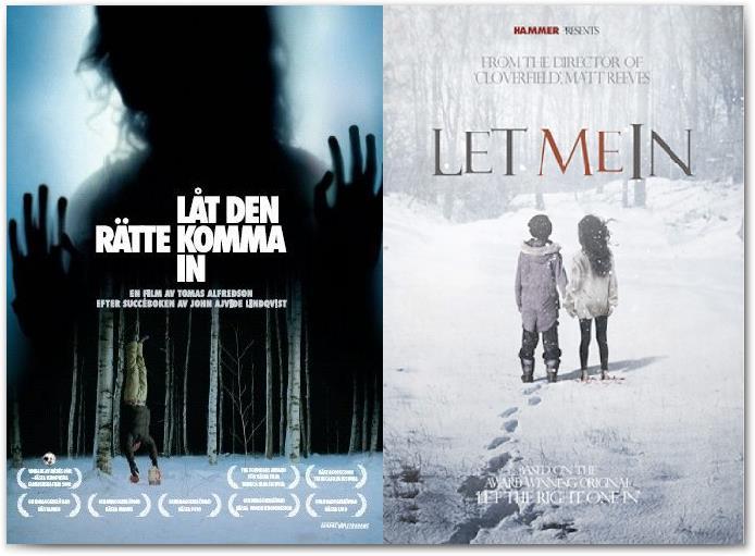 Två vampyrer, två filmklippare En undersökning i hur karaktärer framställs genom klippning i filmerna Låt den rätte komma in och Let me in Författare: Mathias Löfquist Handledare: