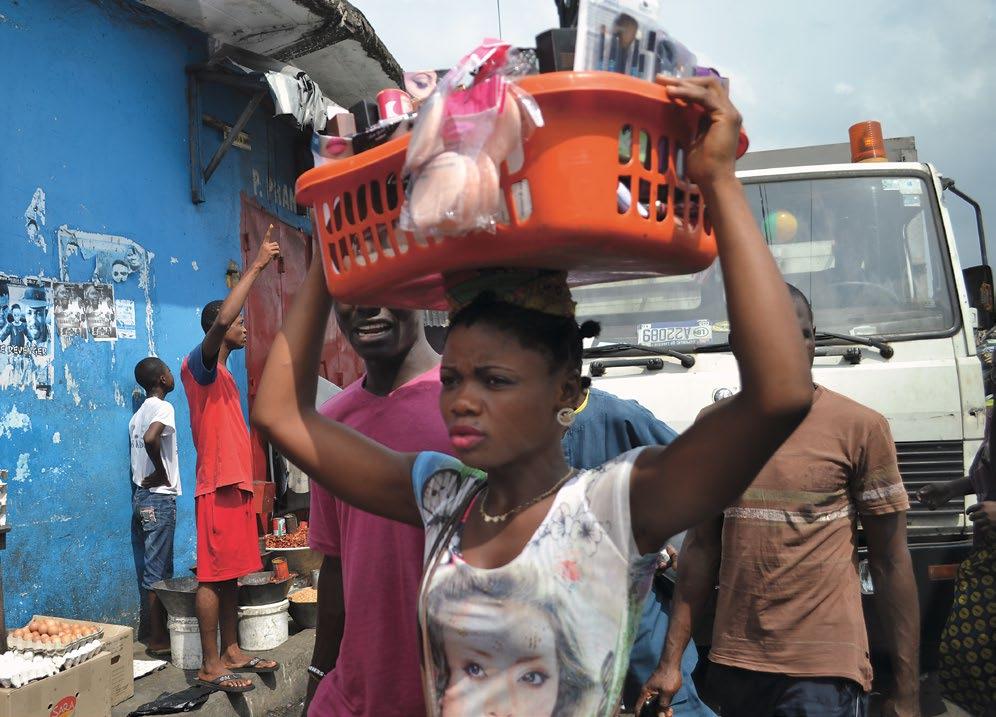 CENTRAL- OCH VÄSTAFRIKA Freden är bräcklig i Liberia och utvecklingen mot ett stabilt, hållbart samhälle hindras av de stora ojämlikheter som präglar landet.