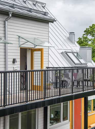 mer harmoniskt att förhålla sig till. Konceptet hämtar inspiration från exempelvis Amsterdam eller Nyhavns färgglada husrader i Köpenhamn.