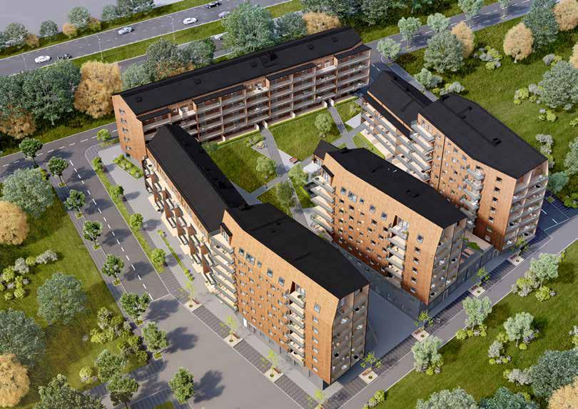 bästa. Synliga massivträ-detaljer och cederträ sätter en estetisk prägel och påminner om att huset är byggt av det bästa ekologiska material som finns.